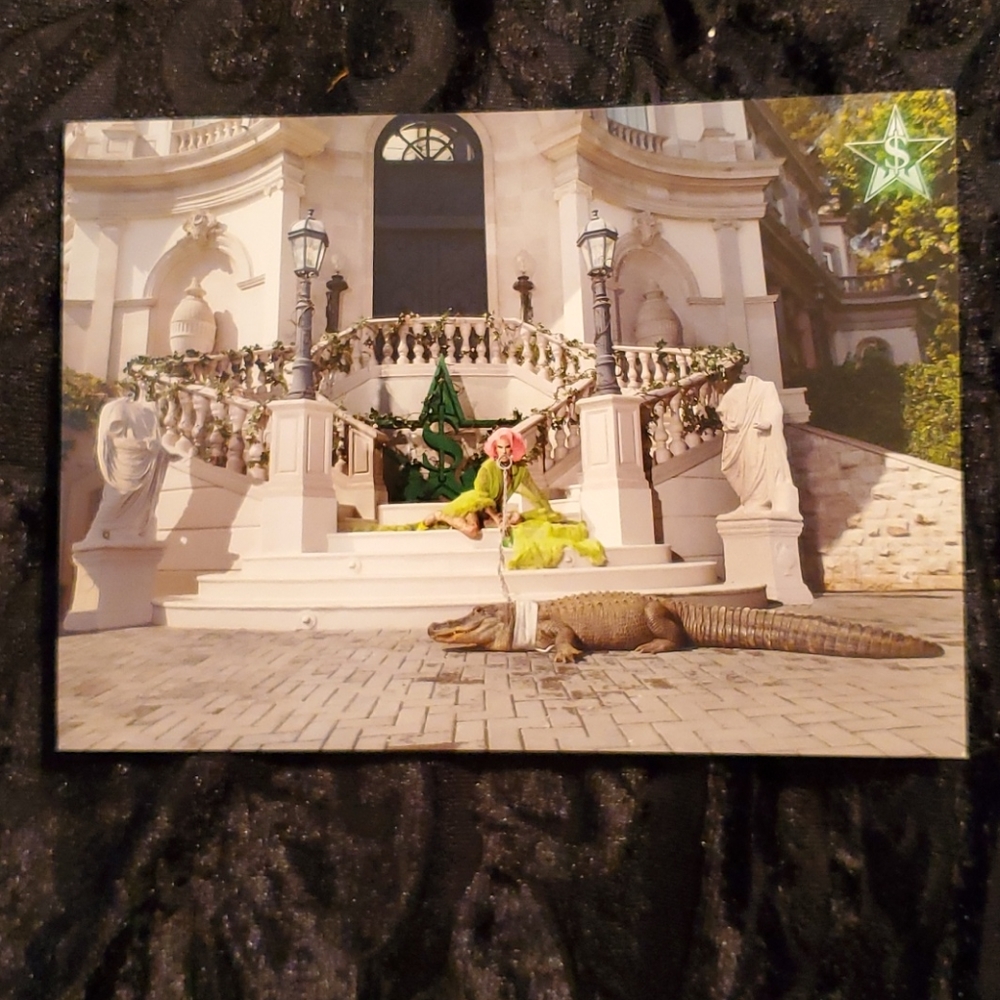 Blood money post card
